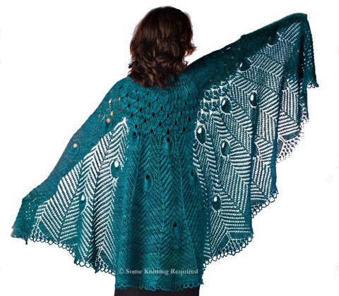 pretty peacock shawl
